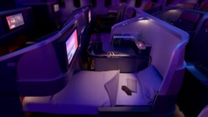 photo of LATAM business class