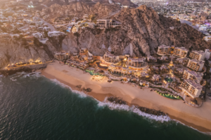 aerial view of Waldorf Astoria Los Cabos Pedregal in Mexico