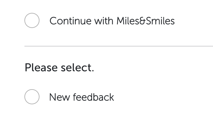 screenshot of feedback form on Turkish Airlines website; use this to enroll your child in the Miles & Smiles High Five Kids Club
