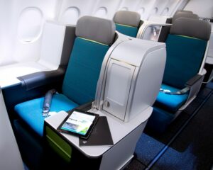 Aer Lingus business class seat