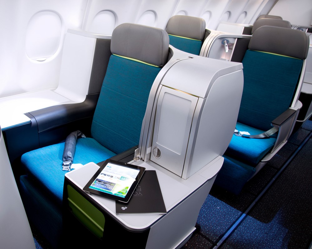 Aer Lingus business class seat