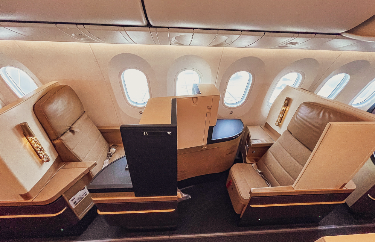 Etihad business class