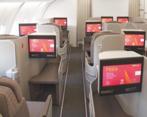 Iberia business class seats