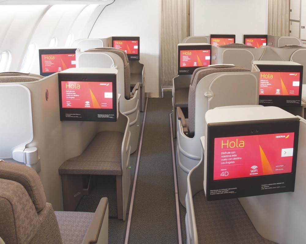 Iberia business class seats