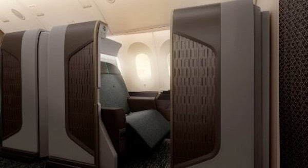 Oman Air first class.