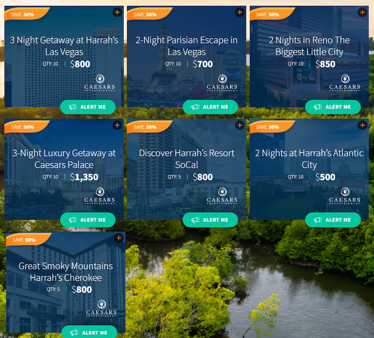 screenshot of U.S. Travel Daily Getaways offers for June 28, 2023