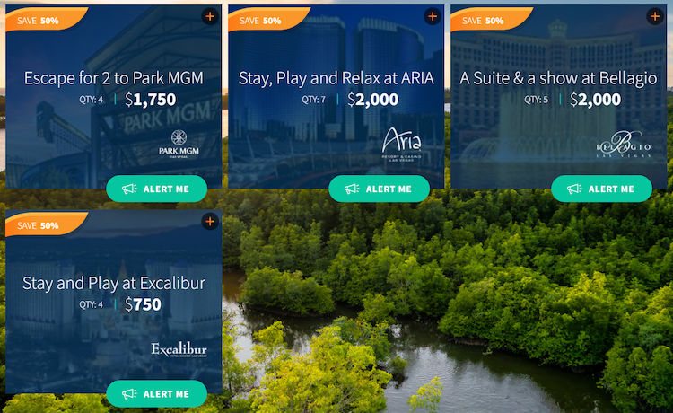 screenshot of U.S. Travel Daily Getaways offers for June 29, 2023