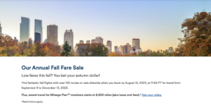Alaska Airlines Flash Sale