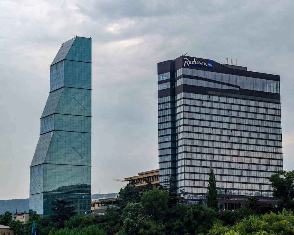 the Radisson Blu hotel in Tbilisi, Georgia