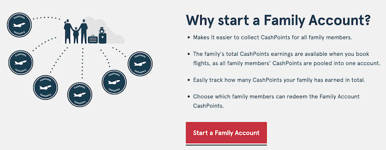Norwegian Family Account details