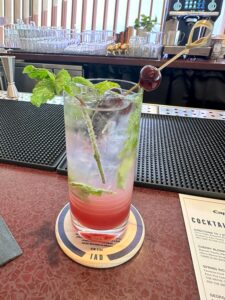 Photo of cocktail at Capital One Lounge IAD