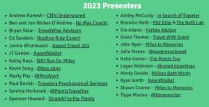 List of Chicago Seminars 2023 speakers