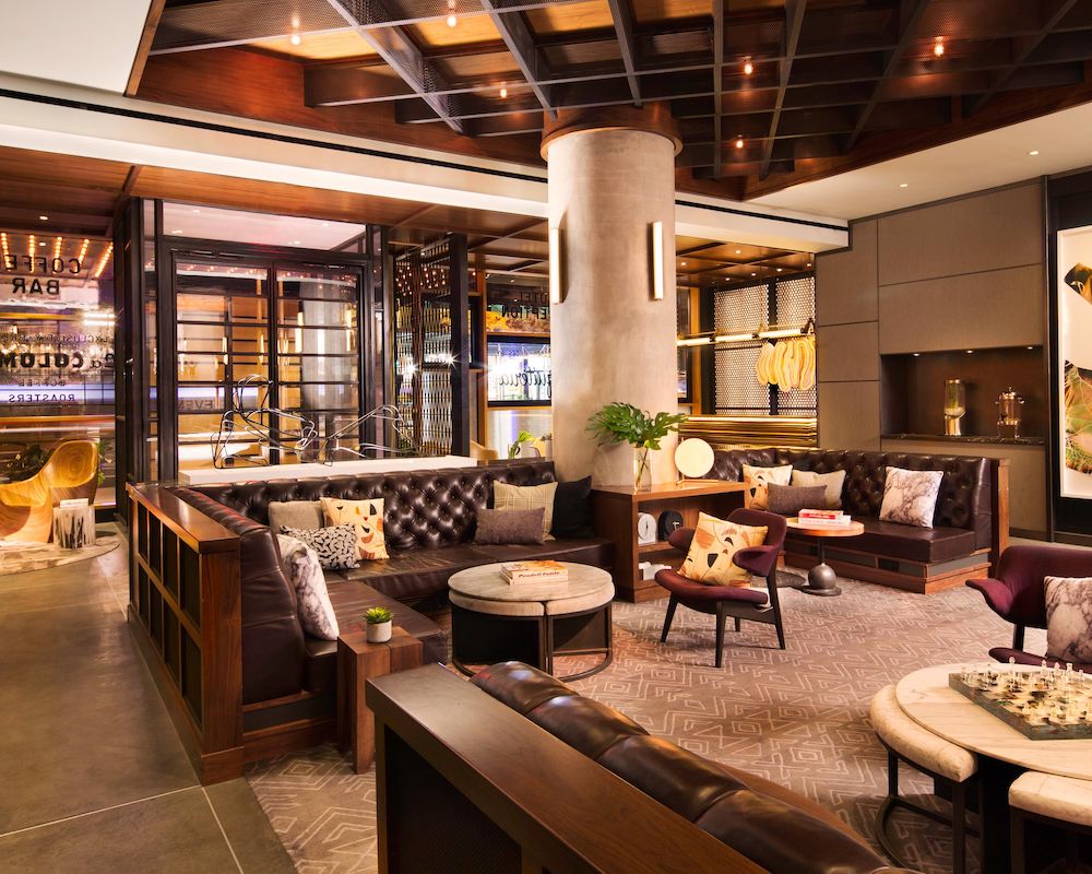 Lobby at the Kimpton Hotel Eventi New York