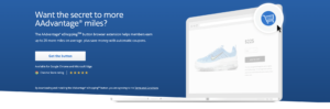 Banner for the AA eShopping button, which can be added to Google Chrome windows.