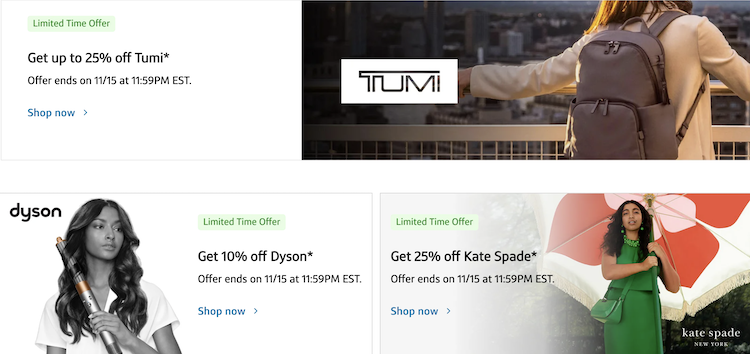 Capital One merchandise front page