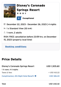 Citi 4th night free hotel