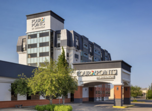 Exterior of the Four Points by Sheraton Edmonton South.