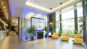 Lobby at the Hampton By Hilton Bolu.