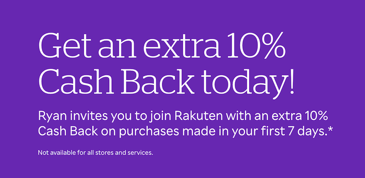 Rakuten Referral: New Members Get $40 or 4,000 Amex Points