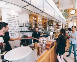 Use your Chase Ink Business Unlimited at a coffee shop