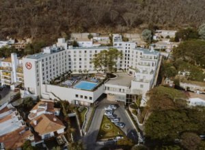 Aerial view of the Sheraton Salta Hotel, one of the best Marriott redemptions for budget-savvy travelers