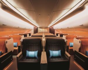 Singapore Airlines business class seats