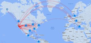 AwardWallet Travel Summary map