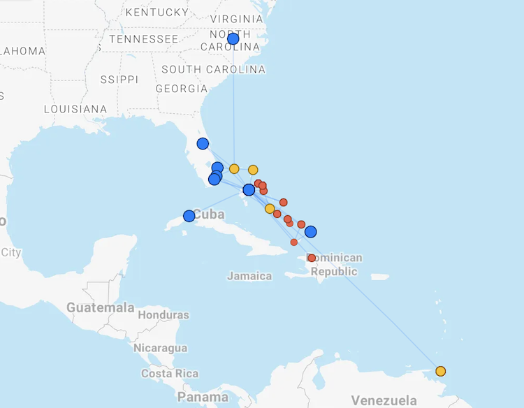 Bahamasair flight routes