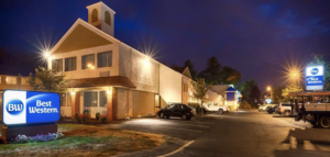 Exterior of the Best Western Rockland Massachusetts