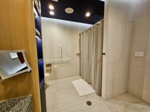 Capital One Lounge Denver shower stall