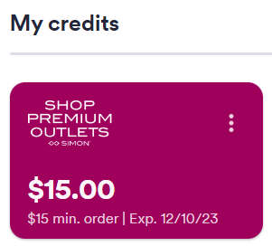 Catch account credit upon sign-up