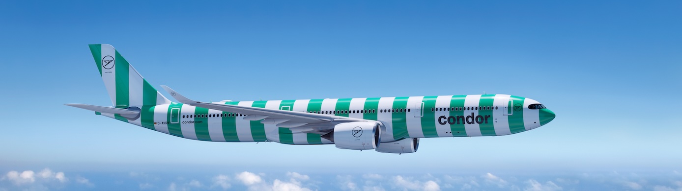 Match the Stripes on Your Condor Airlines Plane for an Onboard Voucher