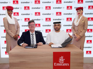 Emirates Condor Partnership photo from signing documents