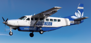 Southern Airways Express plane in flight