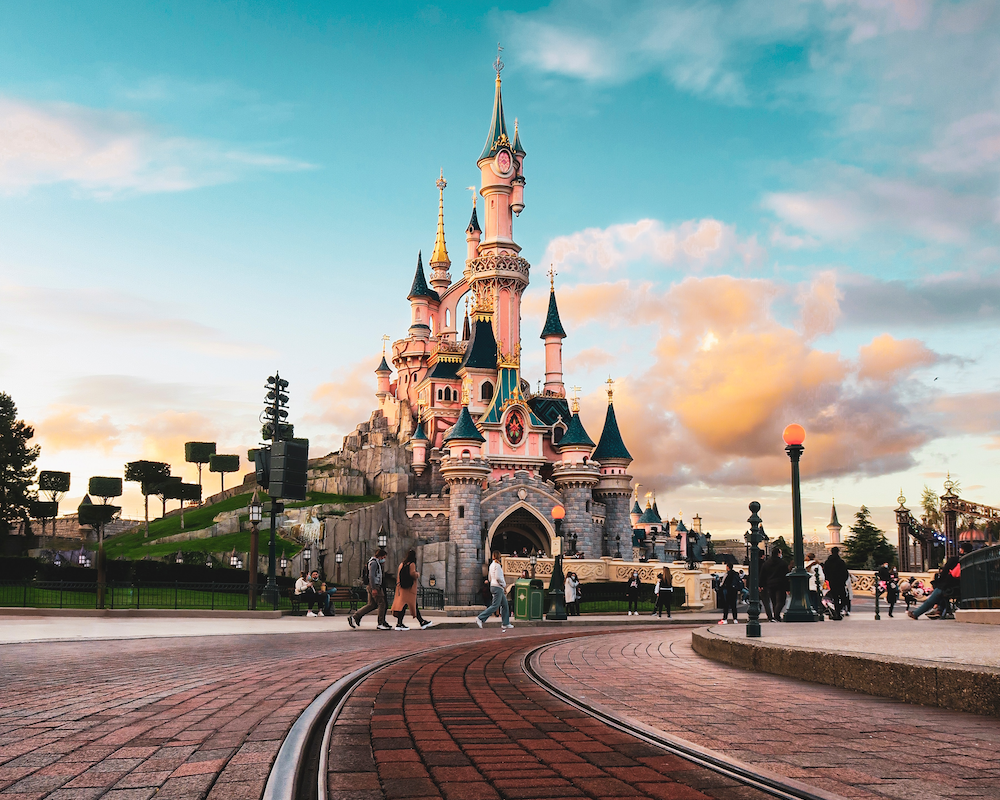 The Disneyland Paris castle