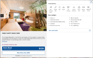 Hilton Tokyo Bay suite that sleeps five people for 152,000 Hilton points per night