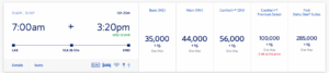 LAX-HND Delta SkyMiles for 35,000 miles