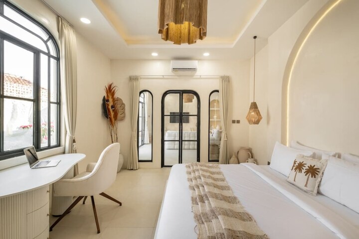 The bedroom of an Indonesian Marriott Home & Villas.