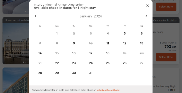 IHG award calendar