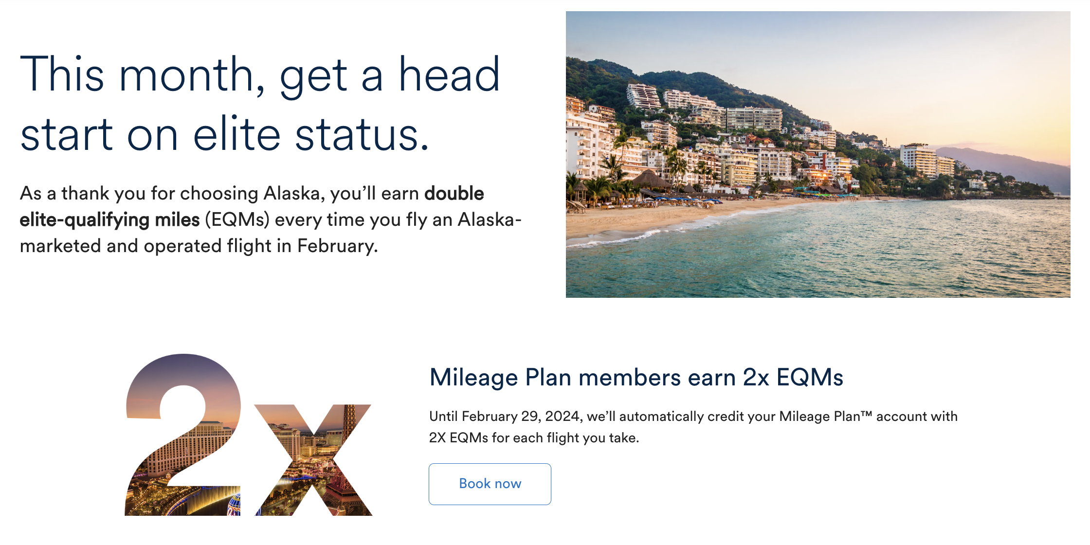 Alaska 2X EQM Promo banner