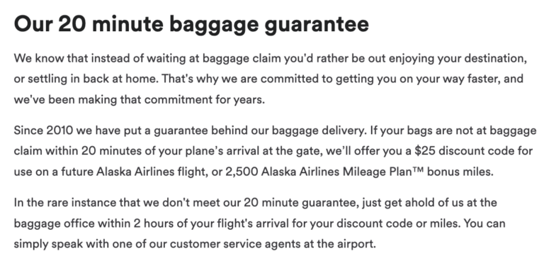 Alaska Baggage Guarantee: How to Claim Compensation