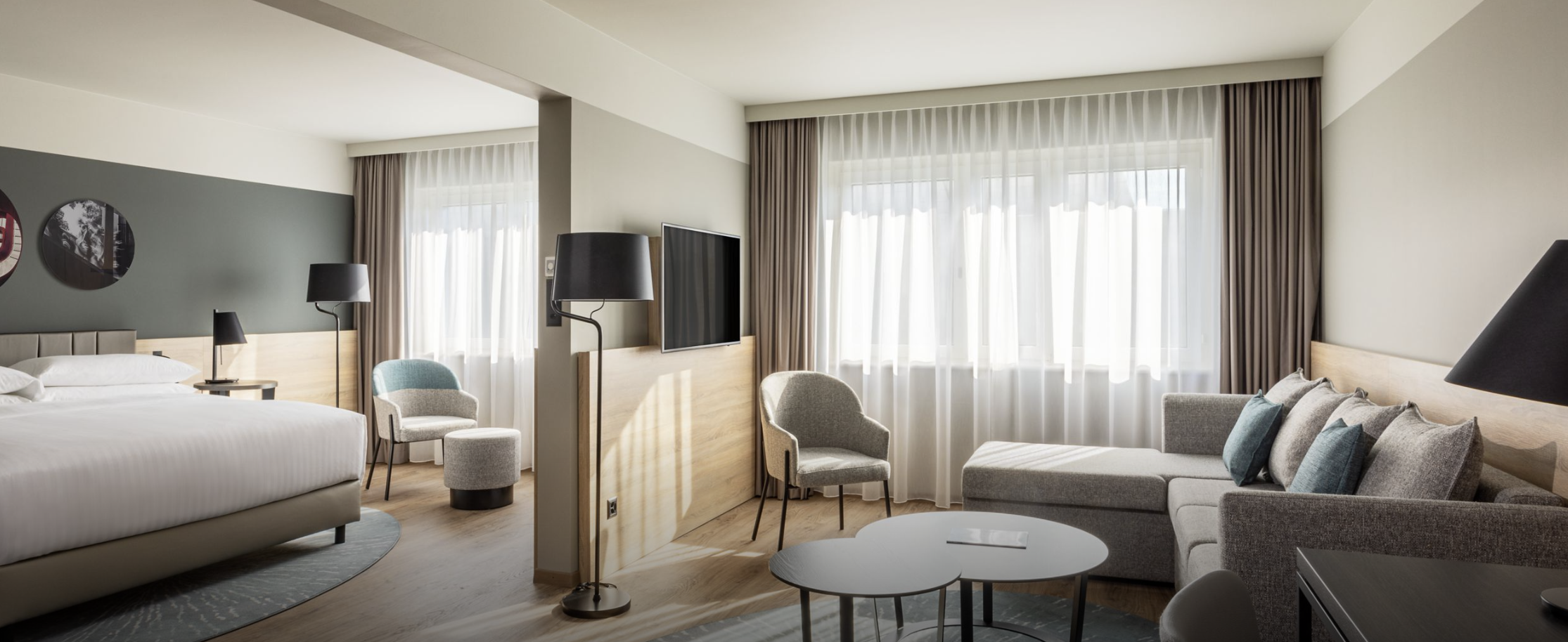 Suite at the Basel Marriott Hotel