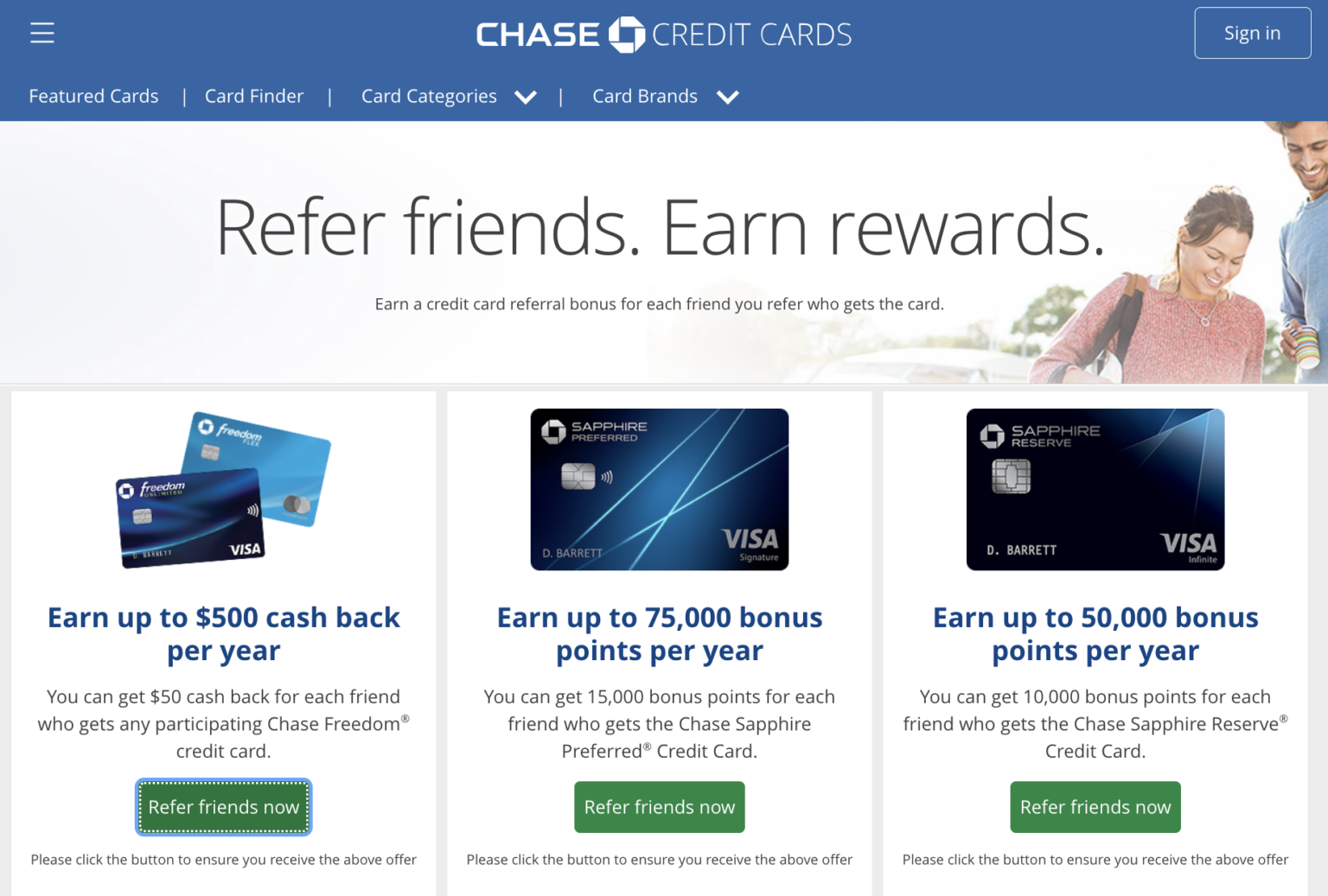 Guide to Chase's ReferaFriend and ReferaBusiness Program