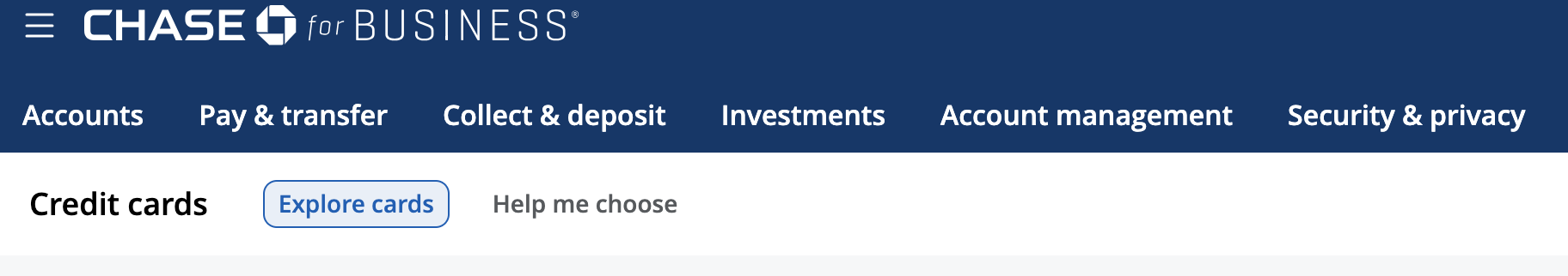 Generating referral links inside a chase account by first choosing the accounts tab in the upper left hand corner