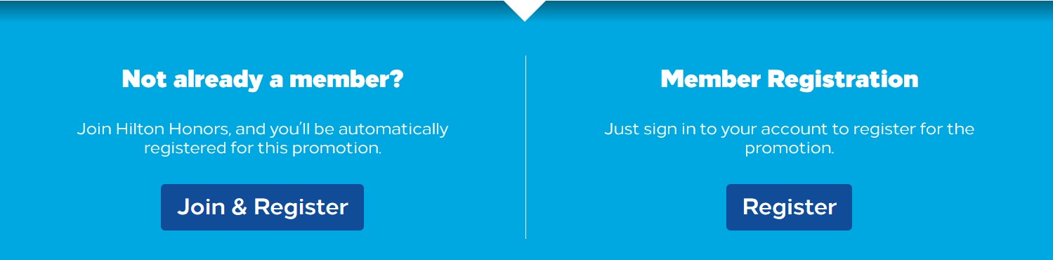 Hilton Honors Elite Fast Track Offer Member Registration