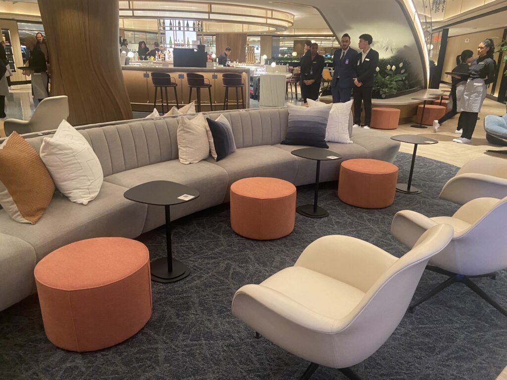 seating types inside the lounge