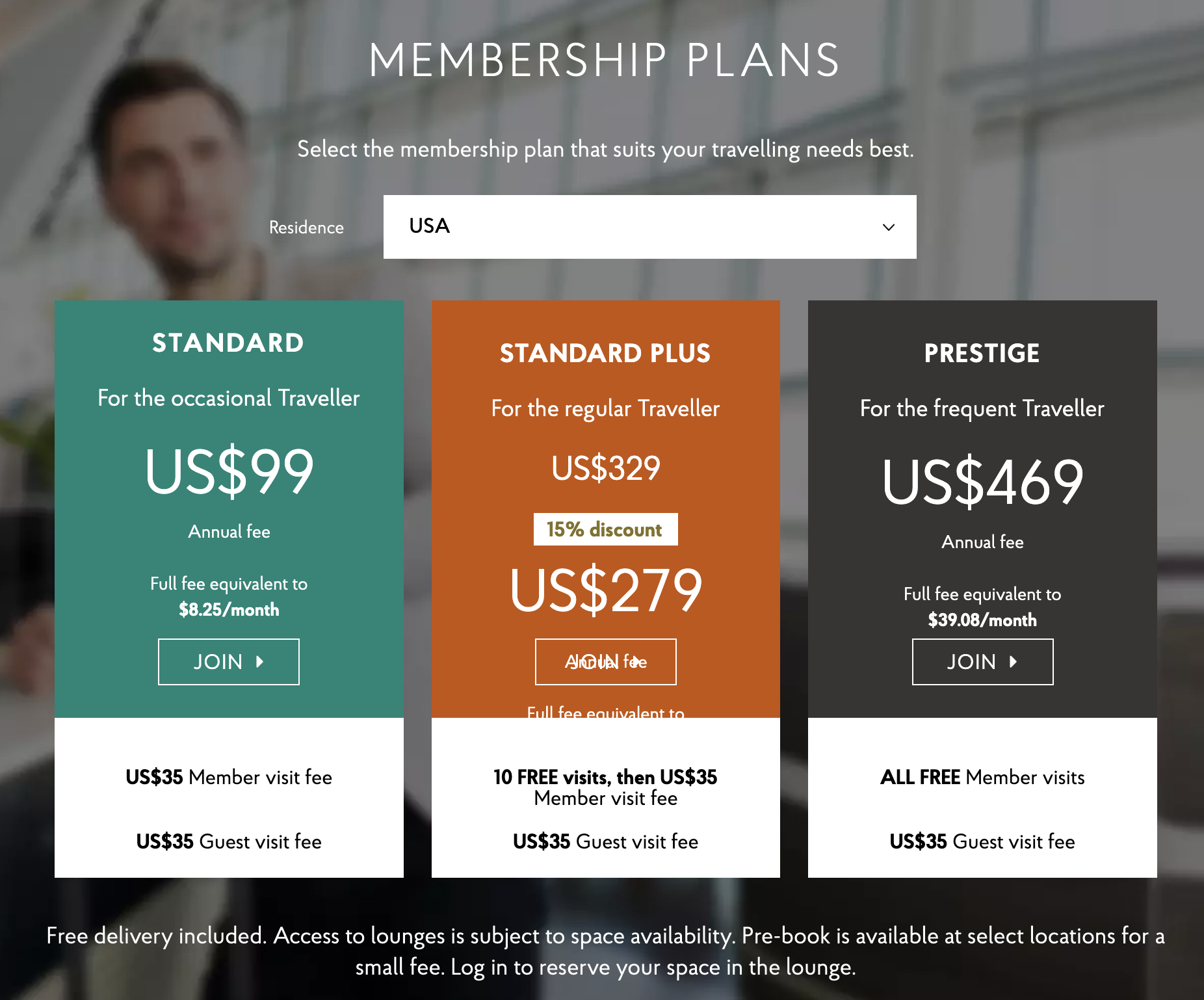 Priority Pass Membership Tiers and costs