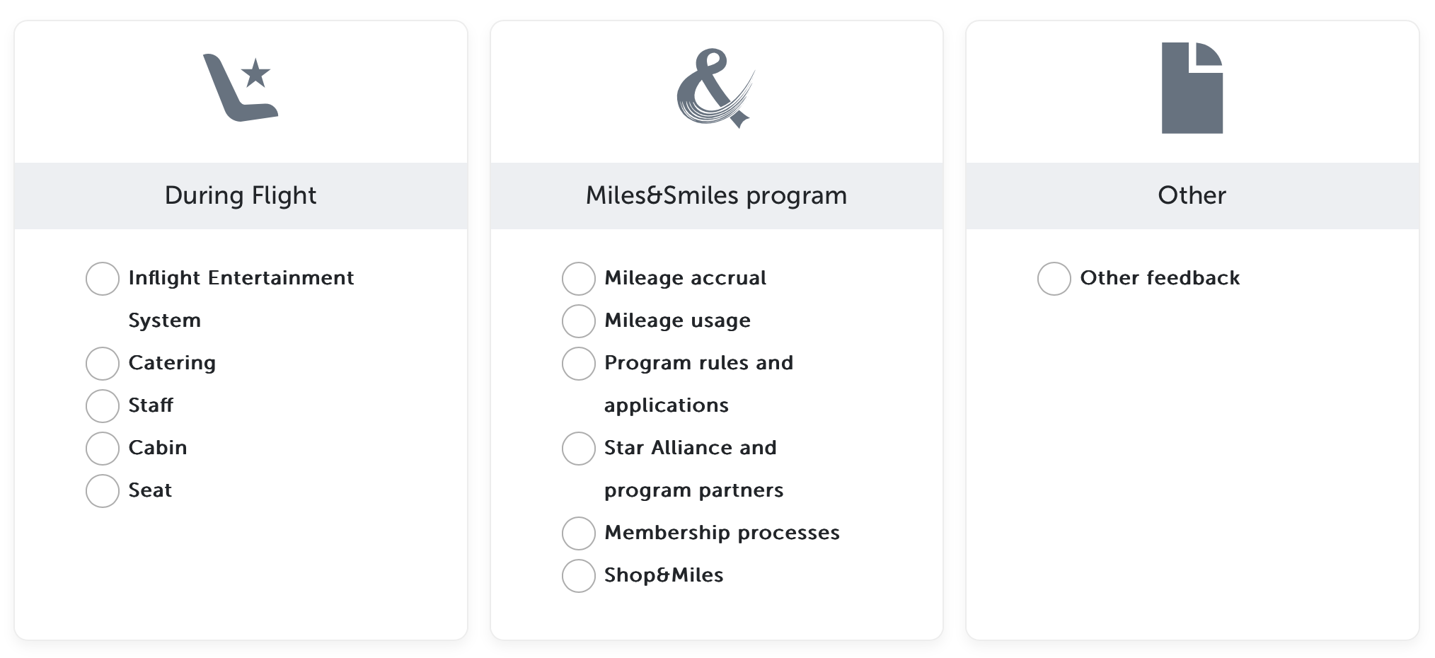Turkish Feedback Form for Status Matching