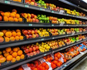 Fruit at grocery store