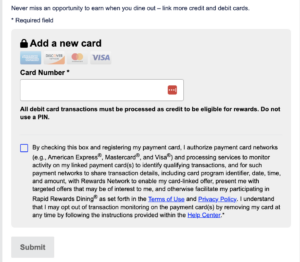 form to add a credit card to your profile